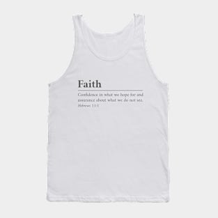 Faith (the definition of) Tank Top